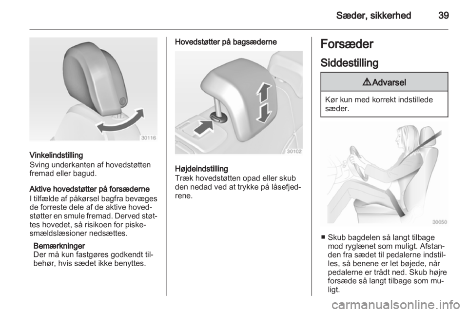 OPEL INSIGNIA 2011  Instruktionsbog (in Danish) 
