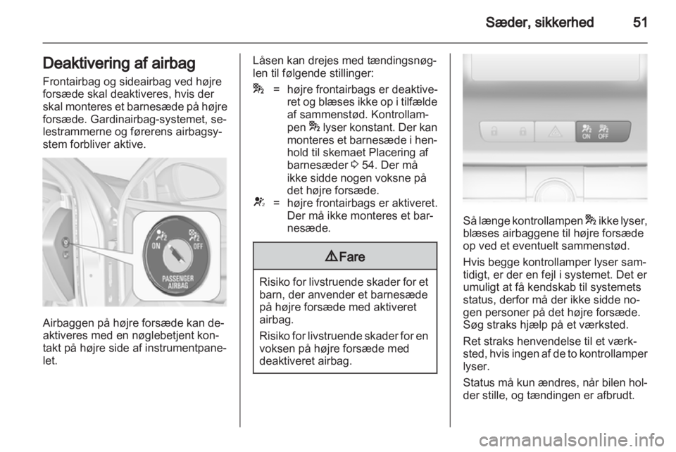 OPEL INSIGNIA 2011  Instruktionsbog (in Danish) 