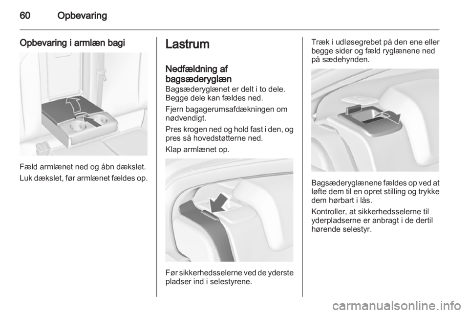 OPEL INSIGNIA 2011  Instruktionsbog (in Danish) 