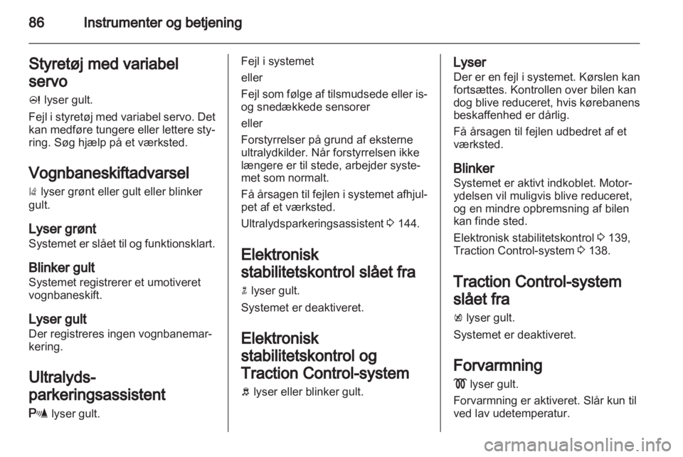 OPEL INSIGNIA 2011  Instruktionsbog (in Danish) 