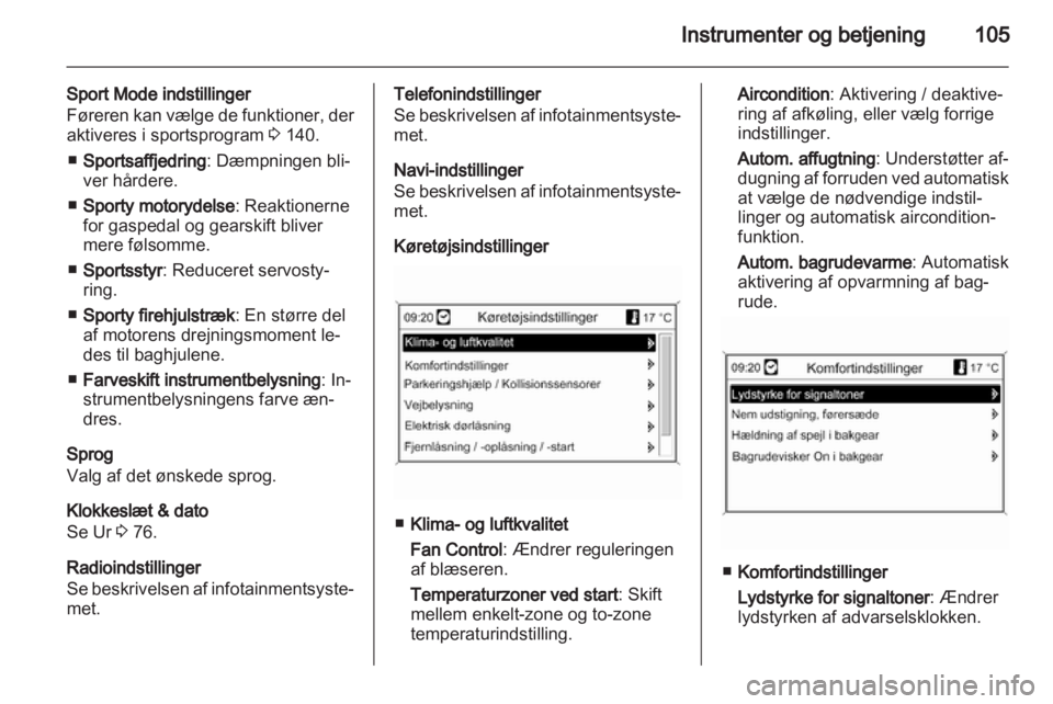 OPEL INSIGNIA 2011.5  Instruktionsbog (in Danish) 