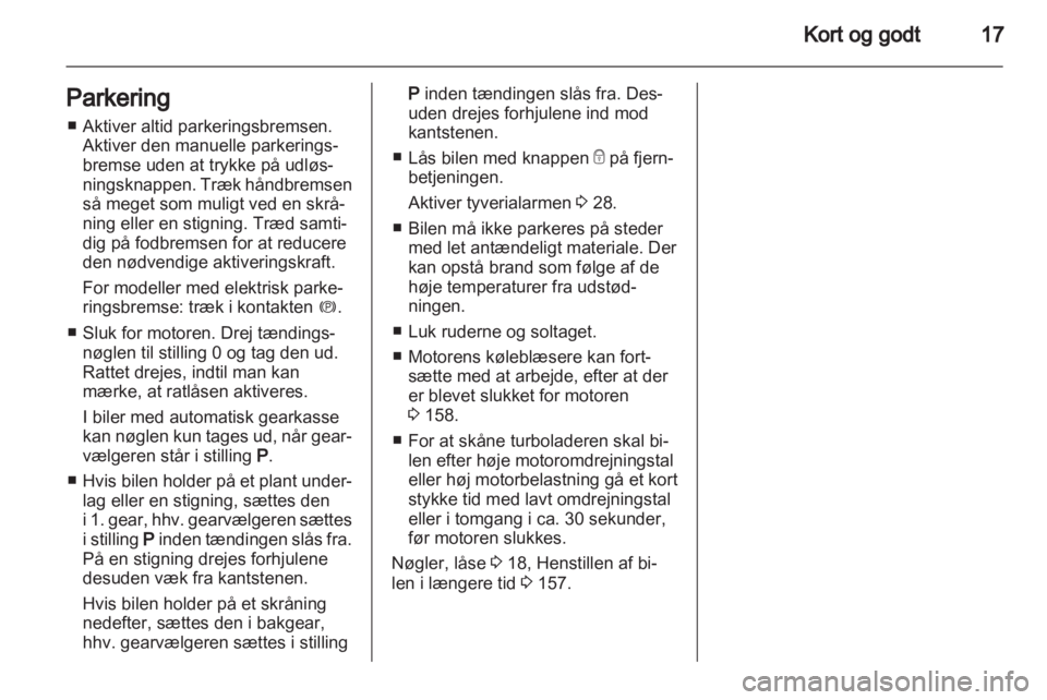 OPEL INSIGNIA 2011.5  Instruktionsbog (in Danish) 