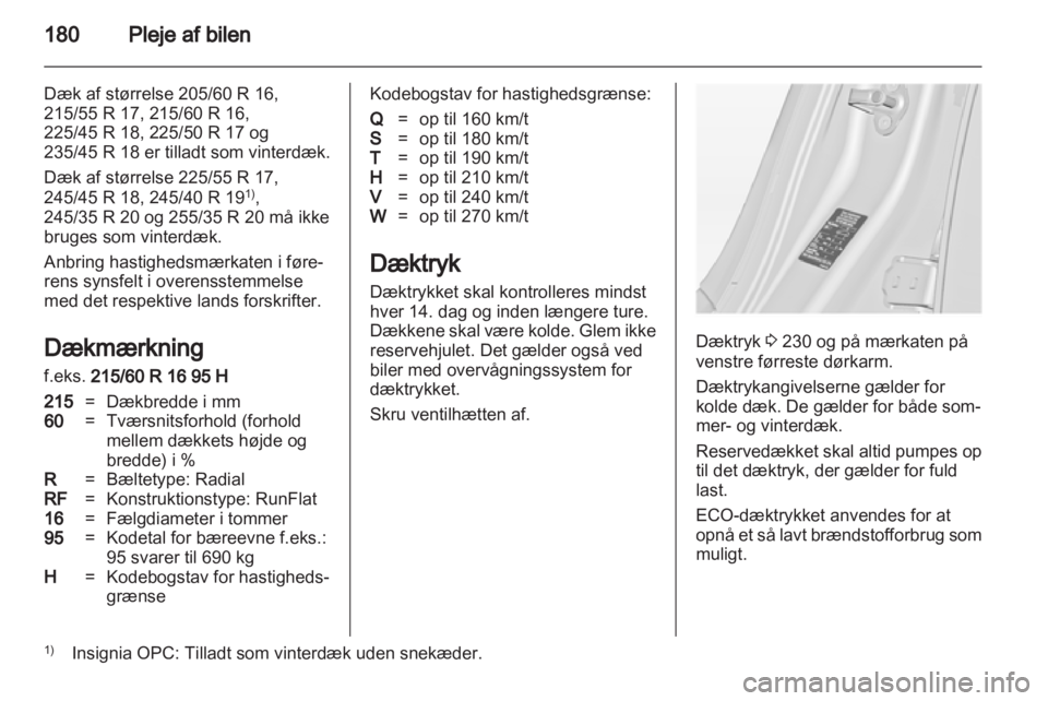 OPEL INSIGNIA 2011.5  Instruktionsbog (in Danish) 