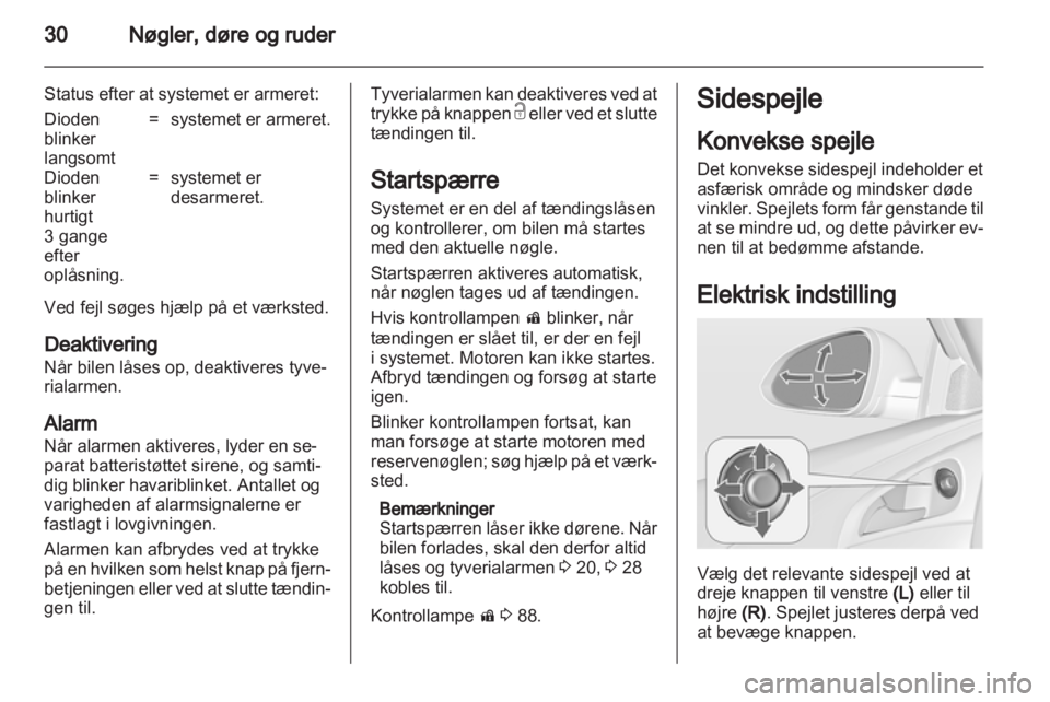 OPEL INSIGNIA 2011.5  Instruktionsbog (in Danish) 