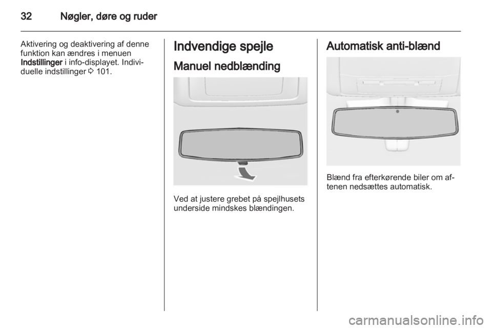 OPEL INSIGNIA 2011.5  Instruktionsbog (in Danish) 