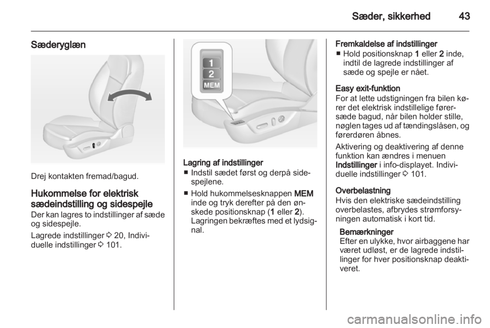 OPEL INSIGNIA 2011.5  Instruktionsbog (in Danish) 