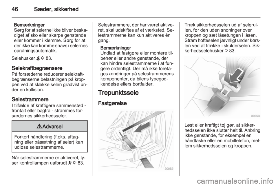 OPEL INSIGNIA 2011.5  Instruktionsbog (in Danish) 
