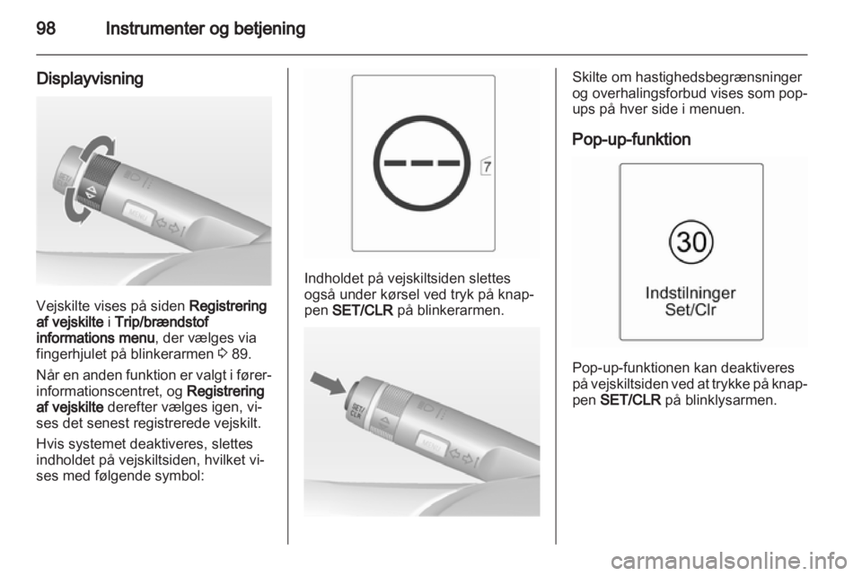 OPEL INSIGNIA 2011.5  Instruktionsbog (in Danish) 