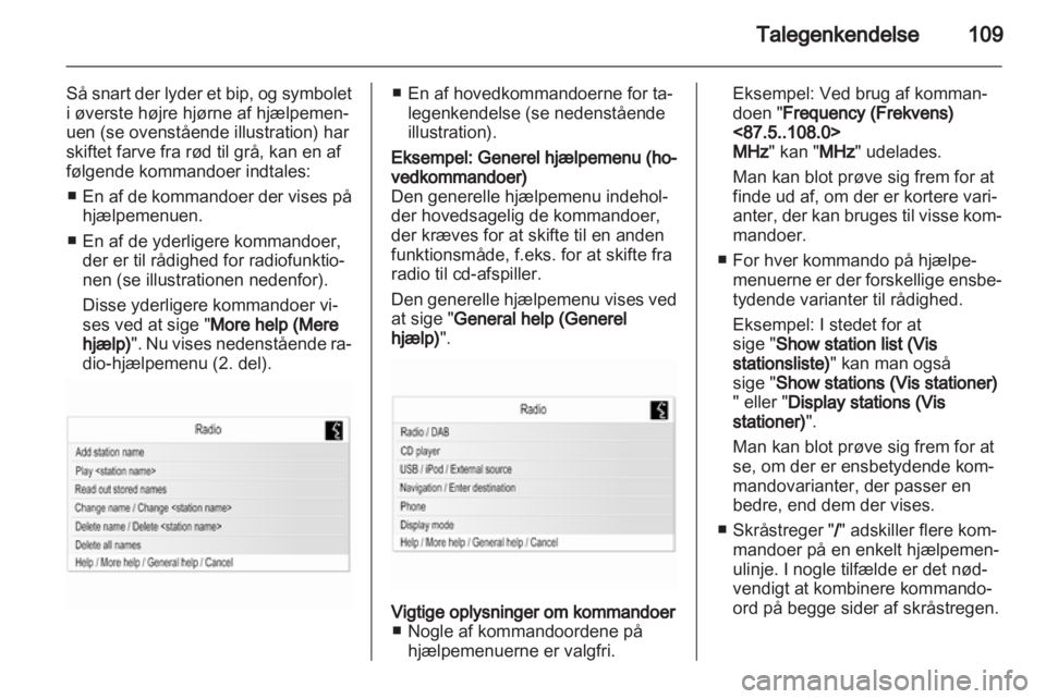 OPEL INSIGNIA 2012  Instruktionsbog til Infotainment (in Danish) 