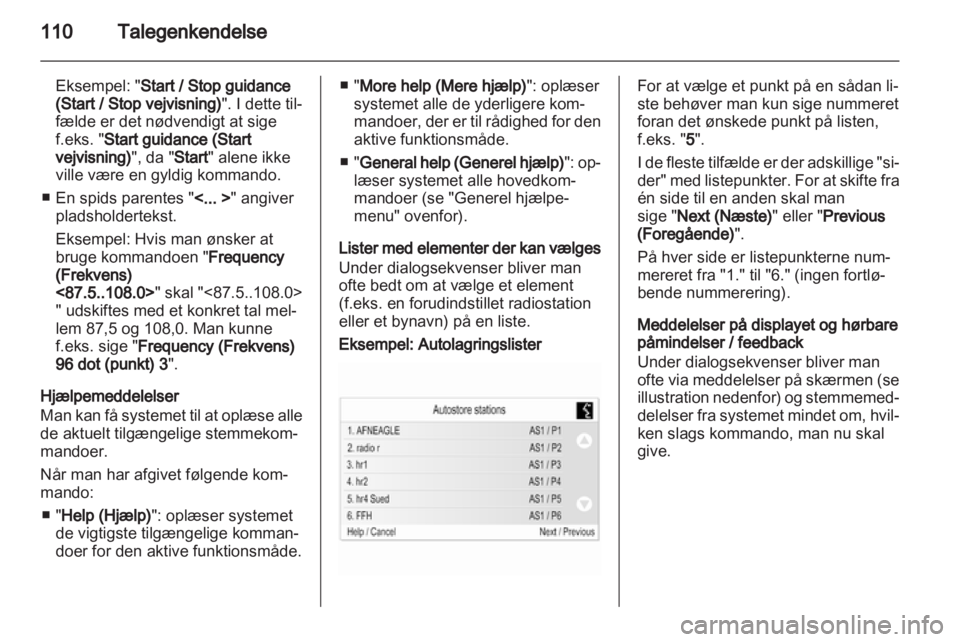 OPEL INSIGNIA 2012  Instruktionsbog til Infotainment (in Danish) 