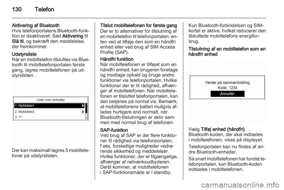 OPEL INSIGNIA 2012  Instruktionsbog til Infotainment (in Danish) 