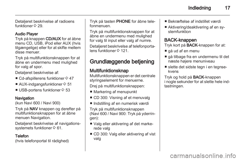OPEL INSIGNIA 2012  Instruktionsbog til Infotainment (in Danish) 
