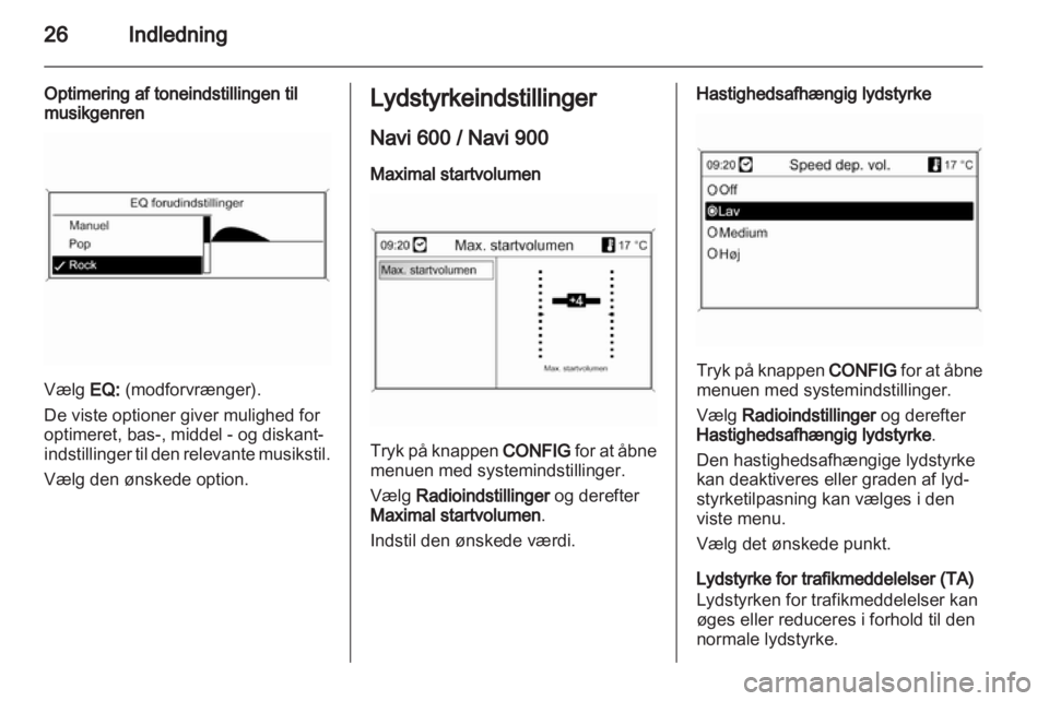 OPEL INSIGNIA 2012  Instruktionsbog til Infotainment (in Danish) 