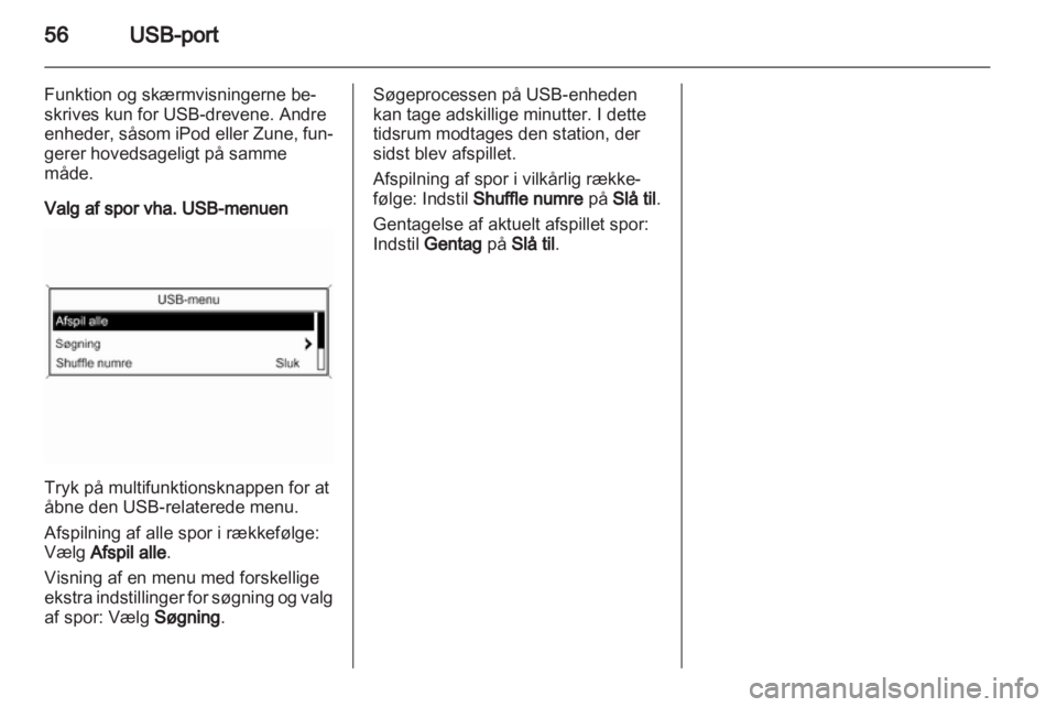 OPEL INSIGNIA 2012  Instruktionsbog til Infotainment (in Danish) 