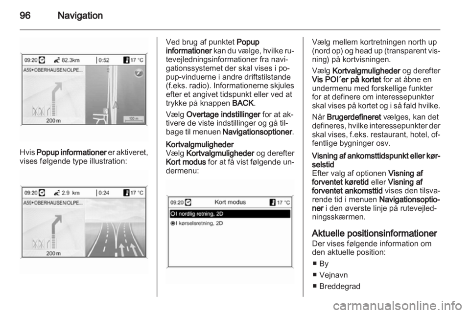 OPEL INSIGNIA 2012  Instruktionsbog til Infotainment (in Danish) 