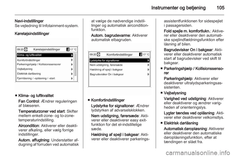 OPEL INSIGNIA 2012  Instruktionsbog (in Danish) 