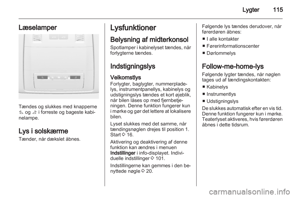 OPEL INSIGNIA 2012  Instruktionsbog (in Danish) 