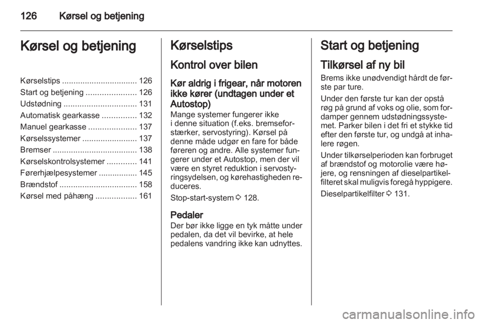 OPEL INSIGNIA 2012  Instruktionsbog (in Danish) 