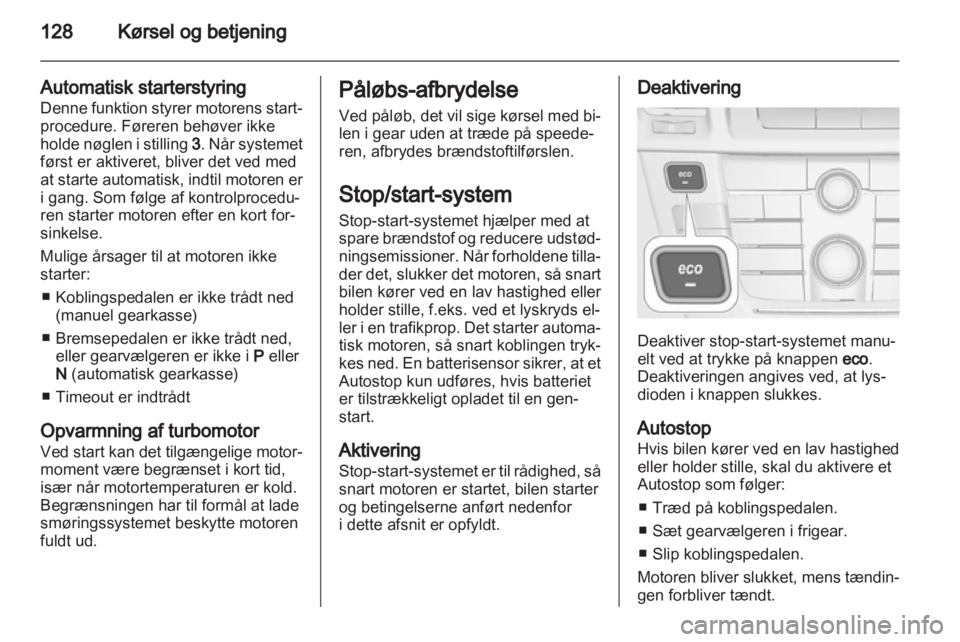 OPEL INSIGNIA 2012  Instruktionsbog (in Danish) 