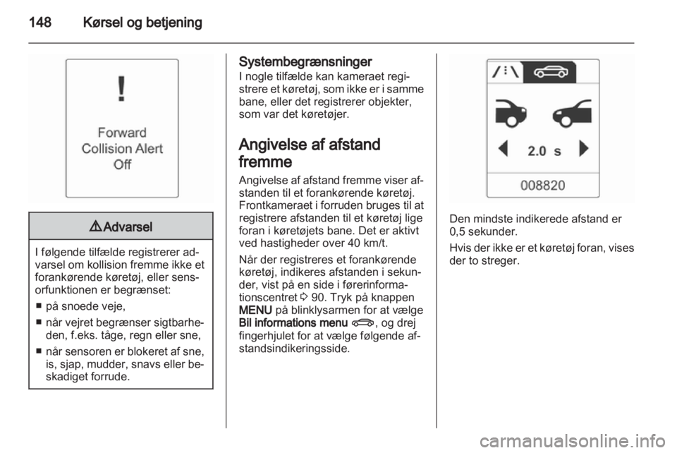 OPEL INSIGNIA 2012  Instruktionsbog (in Danish) 