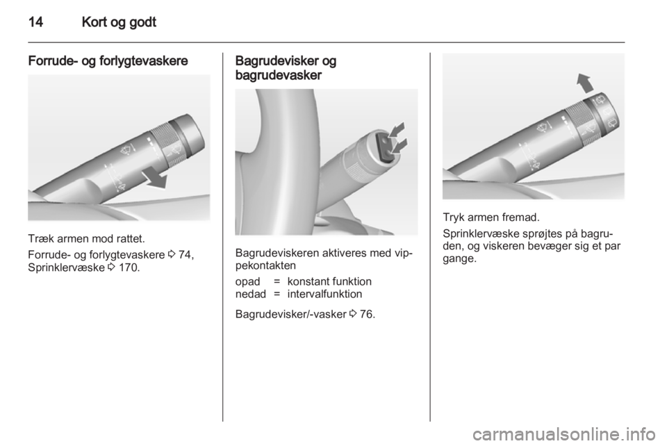 OPEL INSIGNIA 2012  Instruktionsbog (in Danish) 