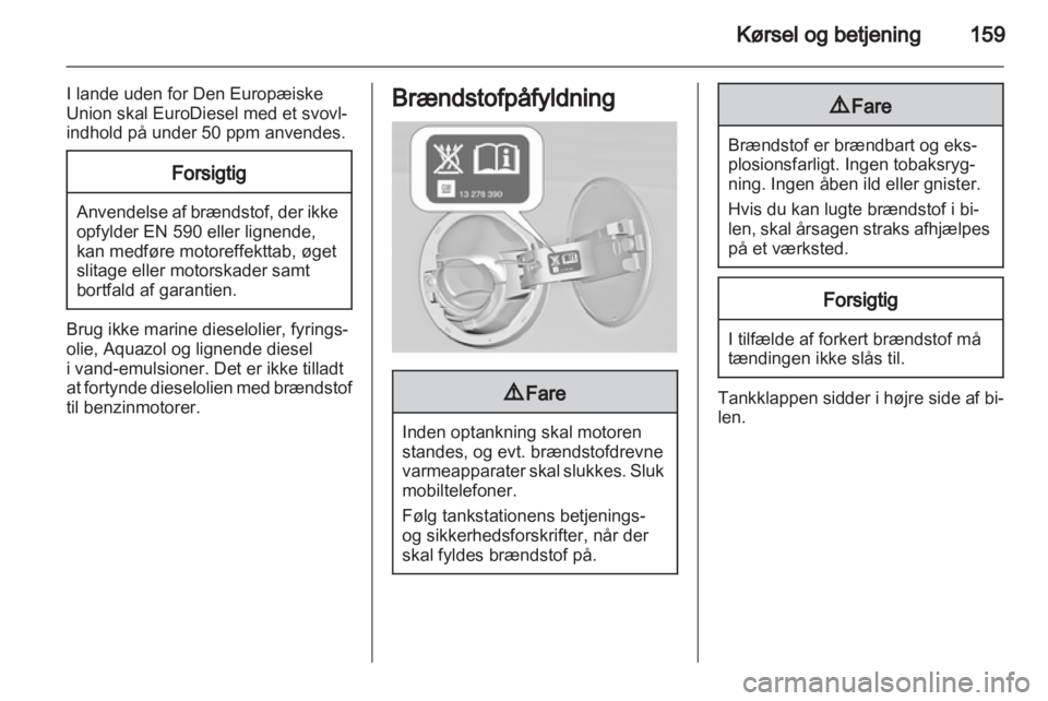 OPEL INSIGNIA 2012  Instruktionsbog (in Danish) 