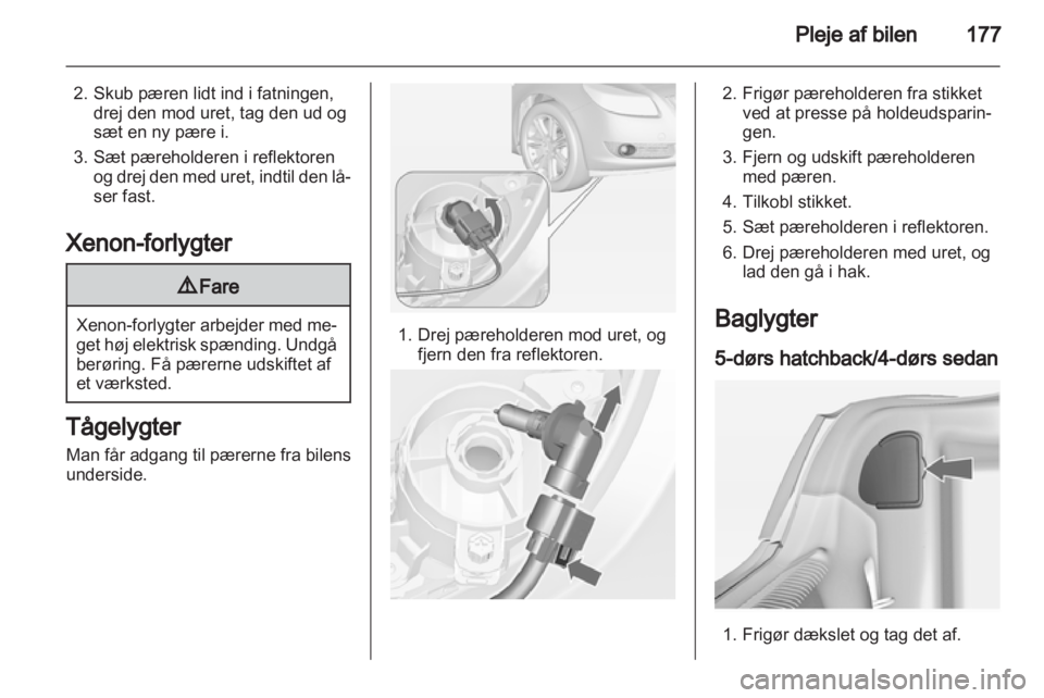 OPEL INSIGNIA 2012  Instruktionsbog (in Danish) 
