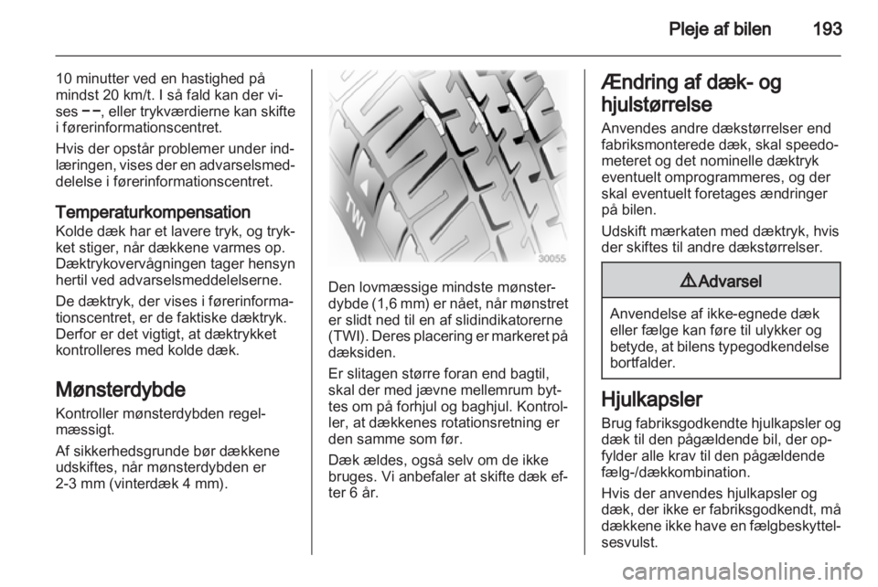 OPEL INSIGNIA 2012  Instruktionsbog (in Danish) 