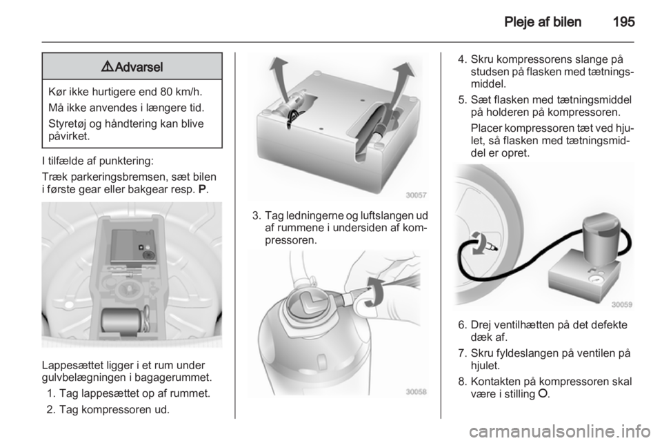 OPEL INSIGNIA 2012  Instruktionsbog (in Danish) 