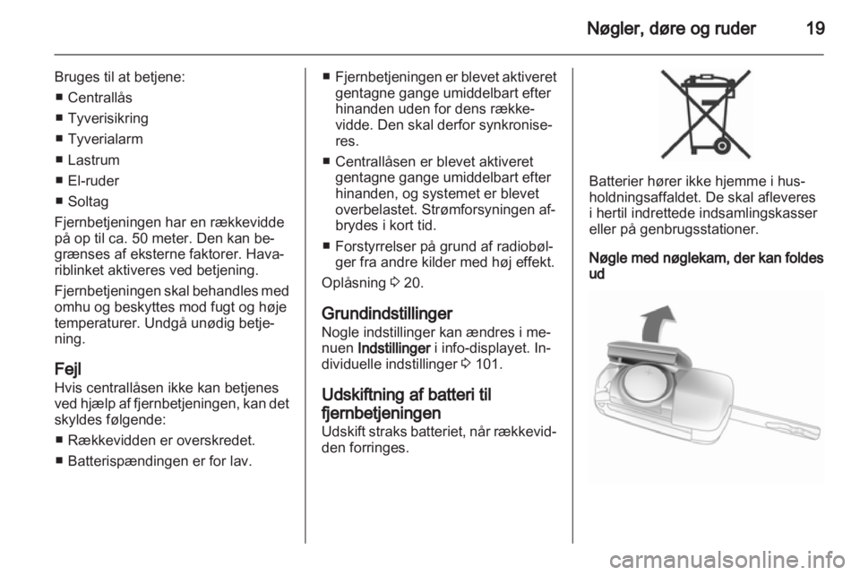 OPEL INSIGNIA 2012  Instruktionsbog (in Danish) 