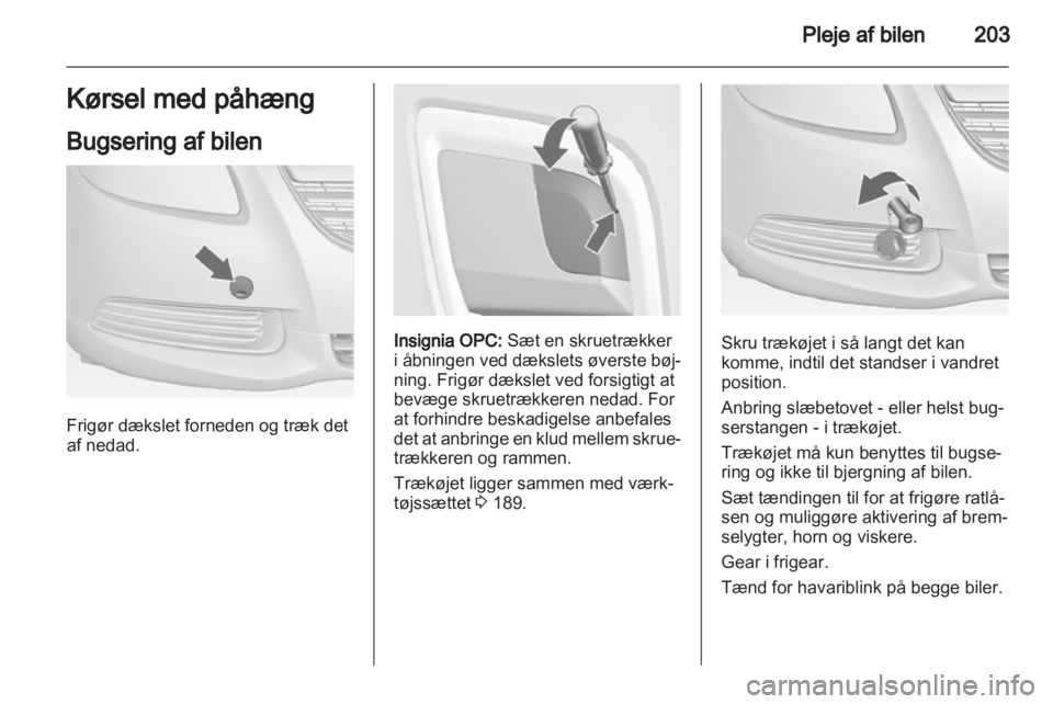OPEL INSIGNIA 2012  Instruktionsbog (in Danish) 
