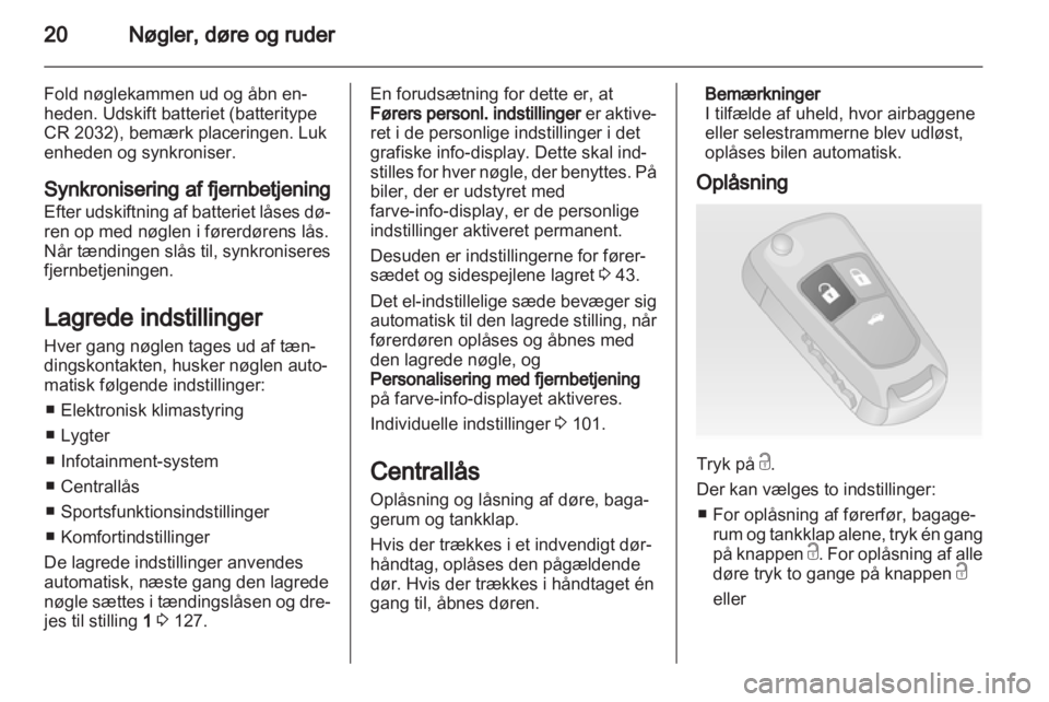 OPEL INSIGNIA 2012  Instruktionsbog (in Danish) 