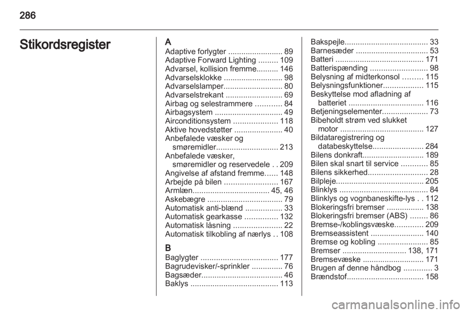 OPEL INSIGNIA 2012  Instruktionsbog (in Danish) 