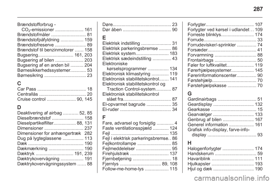 OPEL INSIGNIA 2012  Instruktionsbog (in Danish) 