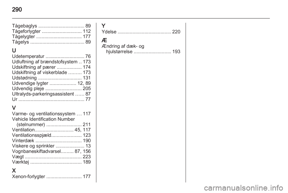 OPEL INSIGNIA 2012  Instruktionsbog (in Danish) 