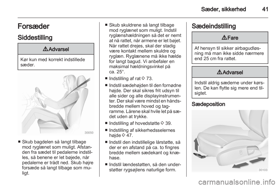 OPEL INSIGNIA 2012  Instruktionsbog (in Danish) 