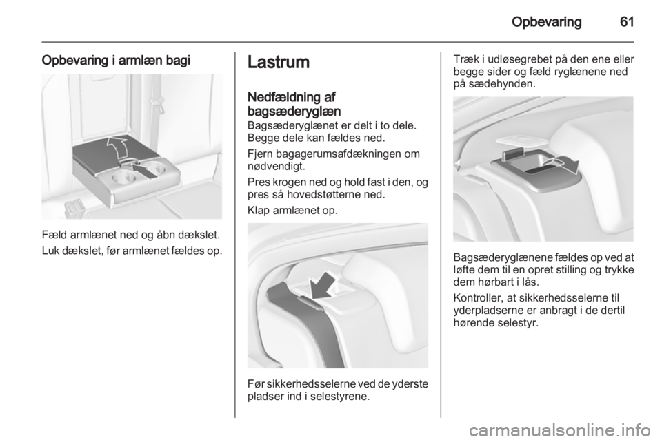 OPEL INSIGNIA 2012  Instruktionsbog (in Danish) 