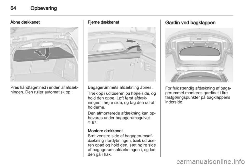 OPEL INSIGNIA 2012  Instruktionsbog (in Danish) 