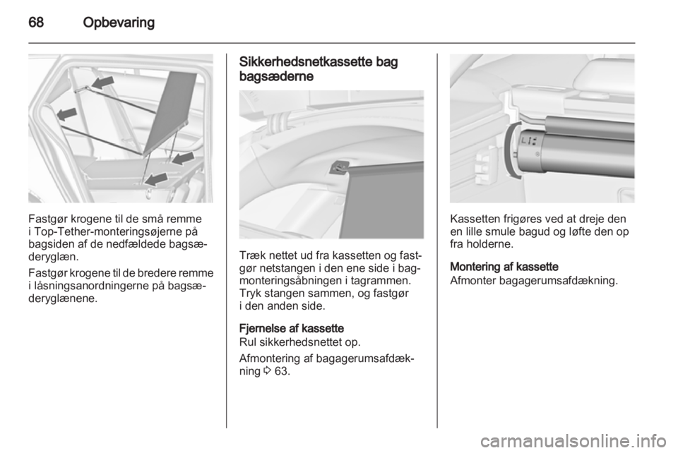 OPEL INSIGNIA 2012  Instruktionsbog (in Danish) 