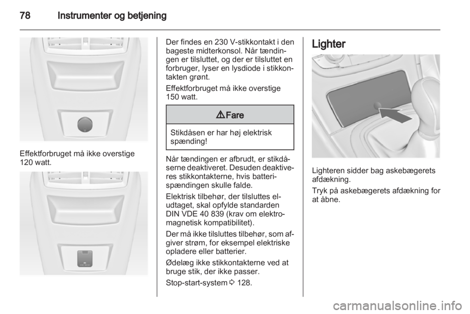 OPEL INSIGNIA 2012  Instruktionsbog (in Danish) 