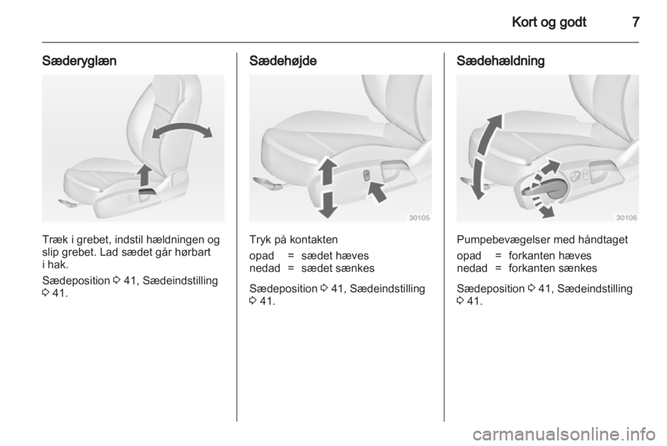 OPEL INSIGNIA 2012  Instruktionsbog (in Danish) 