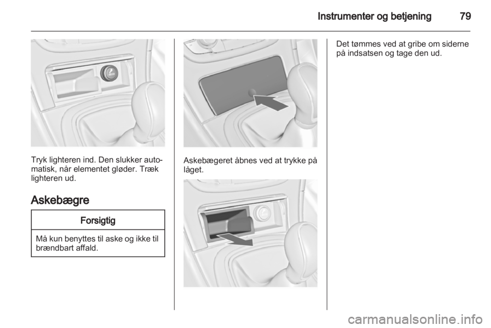 OPEL INSIGNIA 2012  Instruktionsbog (in Danish) 