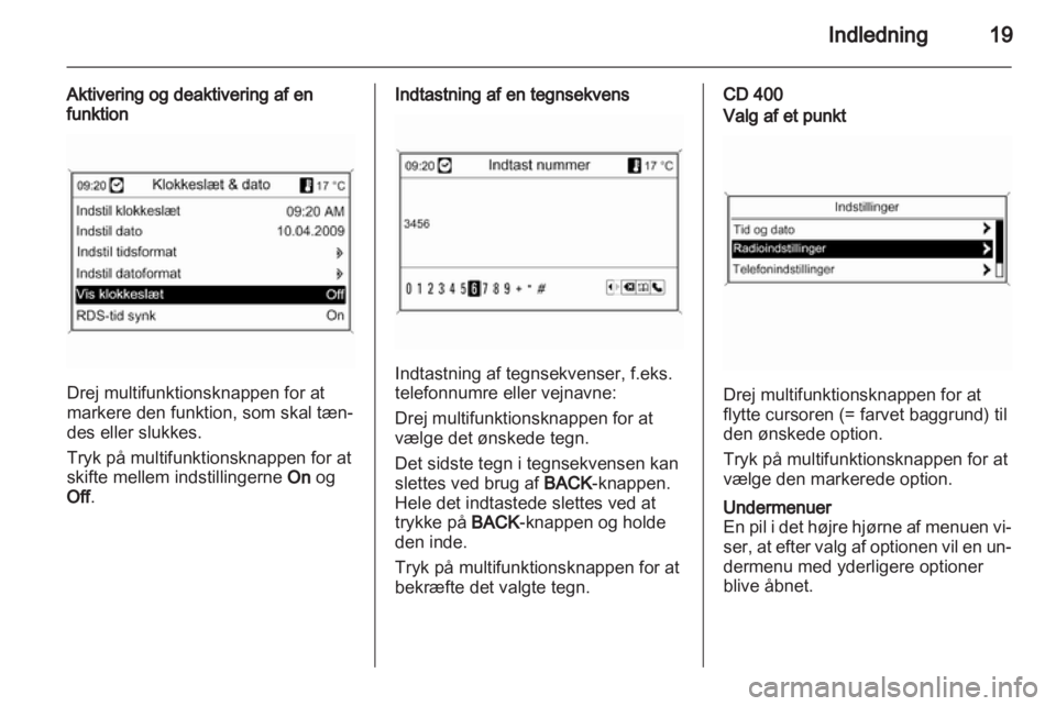 OPEL INSIGNIA 2012.5  Instruktionsbog til Infotainment (in Danish) 