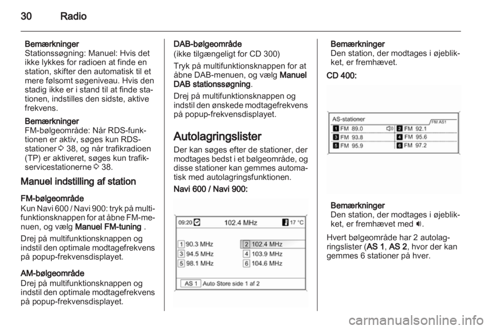 OPEL INSIGNIA 2012.5  Instruktionsbog til Infotainment (in Danish) 