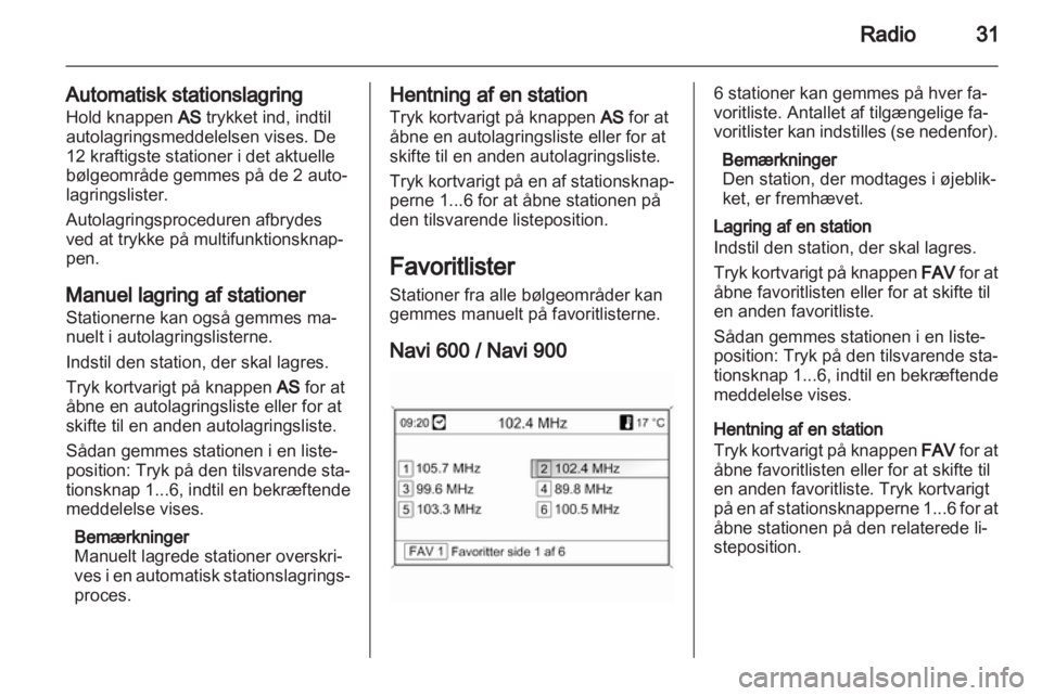 OPEL INSIGNIA 2012.5  Instruktionsbog til Infotainment (in Danish) 