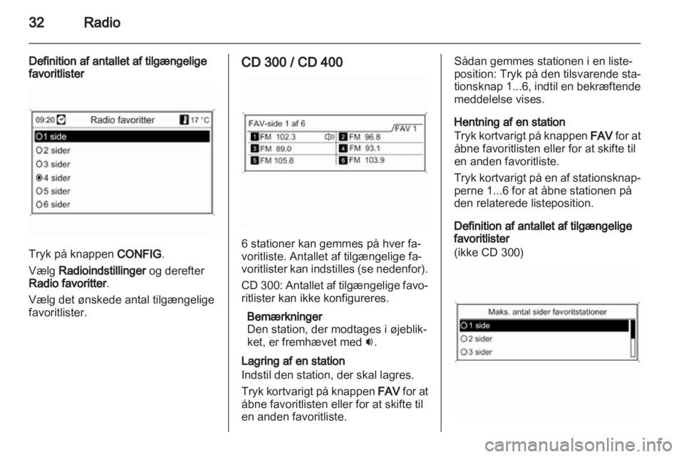 OPEL INSIGNIA 2012.5  Instruktionsbog til Infotainment (in Danish) 