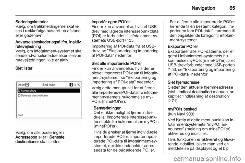 OPEL INSIGNIA 2012.5  Instruktionsbog til Infotainment (in Danish) 