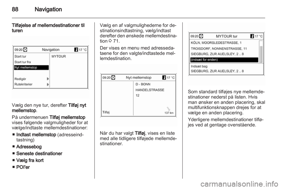 OPEL INSIGNIA 2012.5  Instruktionsbog til Infotainment (in Danish) 