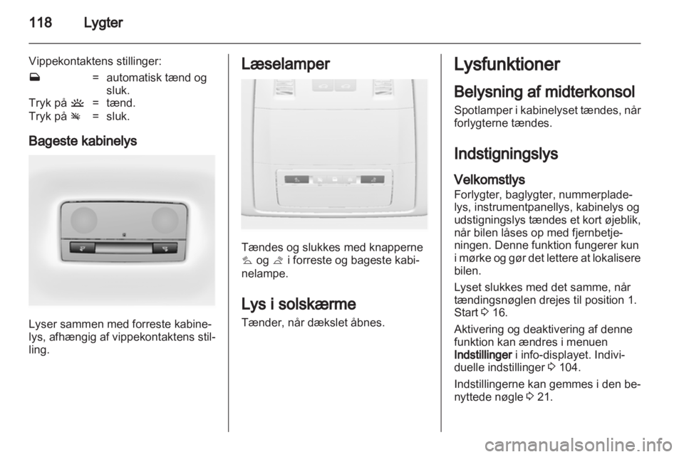 OPEL INSIGNIA 2012.5  Instruktionsbog (in Danish) 