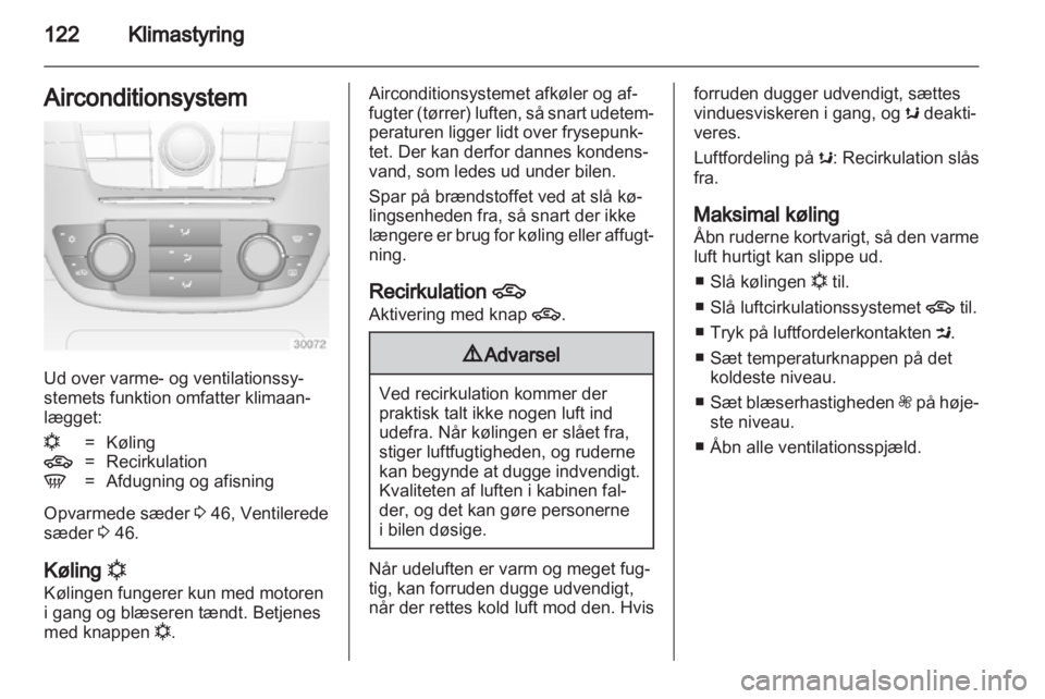 OPEL INSIGNIA 2012.5  Instruktionsbog (in Danish) 